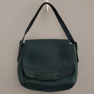 Botkier Shoulder Leather Purse Emerald Teal